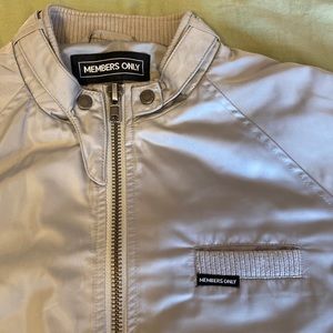 Members Only Silver Bomber Jacket